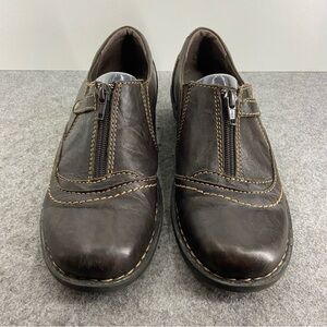 Clarks Nikki Chorus Brown Leather Loafers Women’s Size 8M